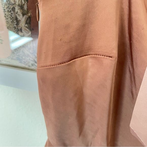 Anthropologie BHLDN Sachin & Babi Ambra Satin Midi Dress in Sand Dune Size 8 - Picture 6 of 10